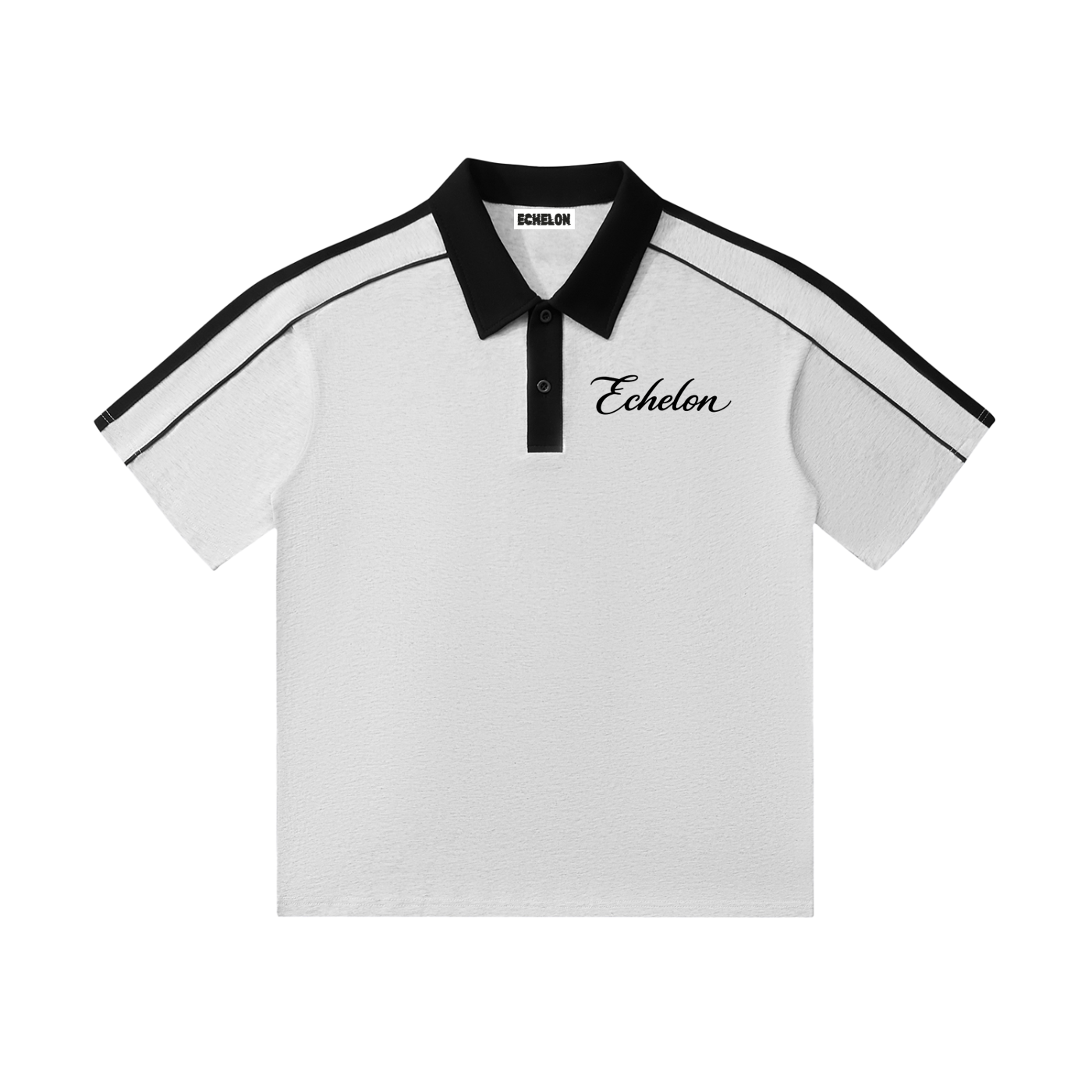 Echelon Collar Short-Sleeve Polo Shirt