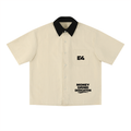 Unisex Color Block Short Sleeve Shirt