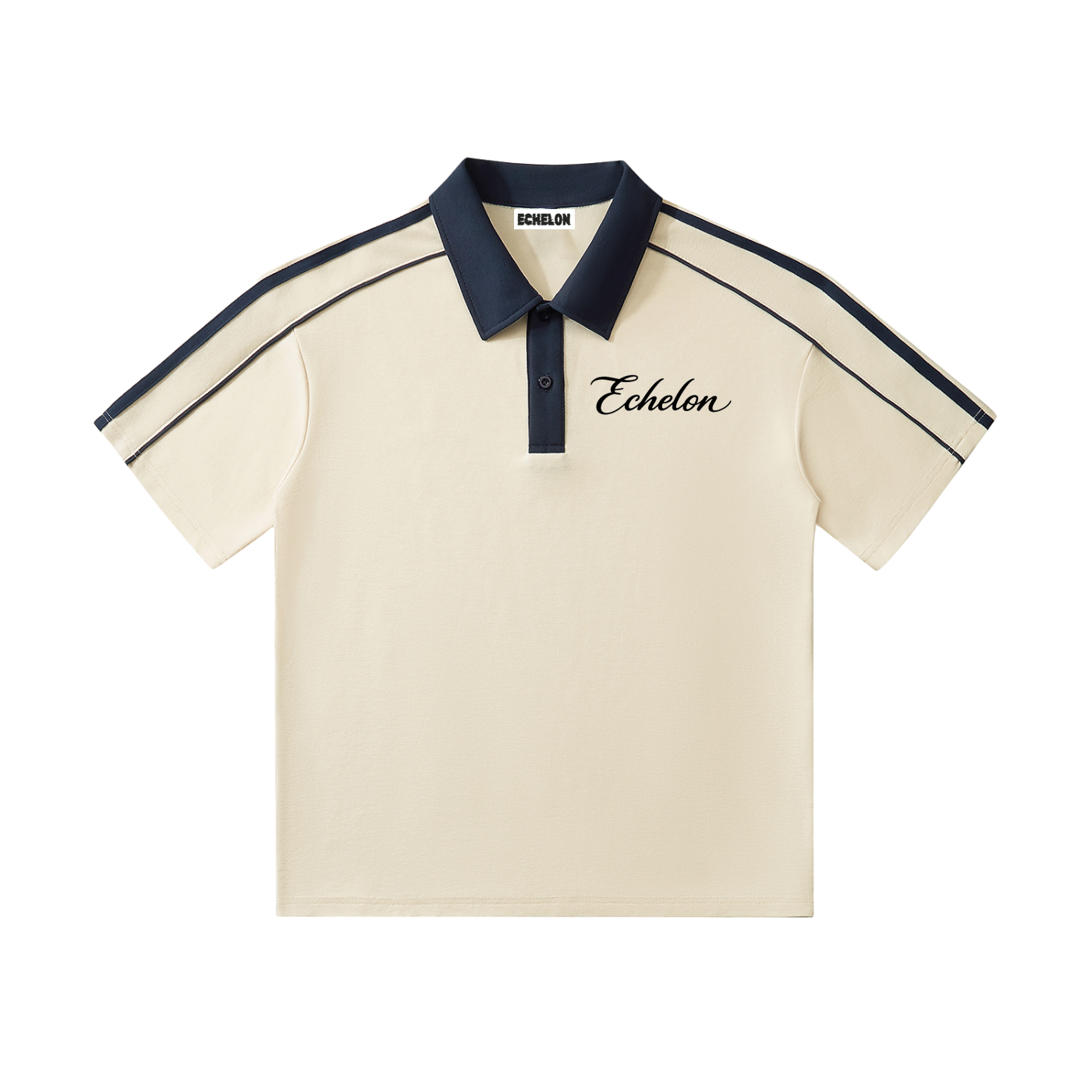 Echelon Collar Short-Sleeve Polo Shirt