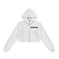 Woman's Essential Cropped Zip-Up Hoodie