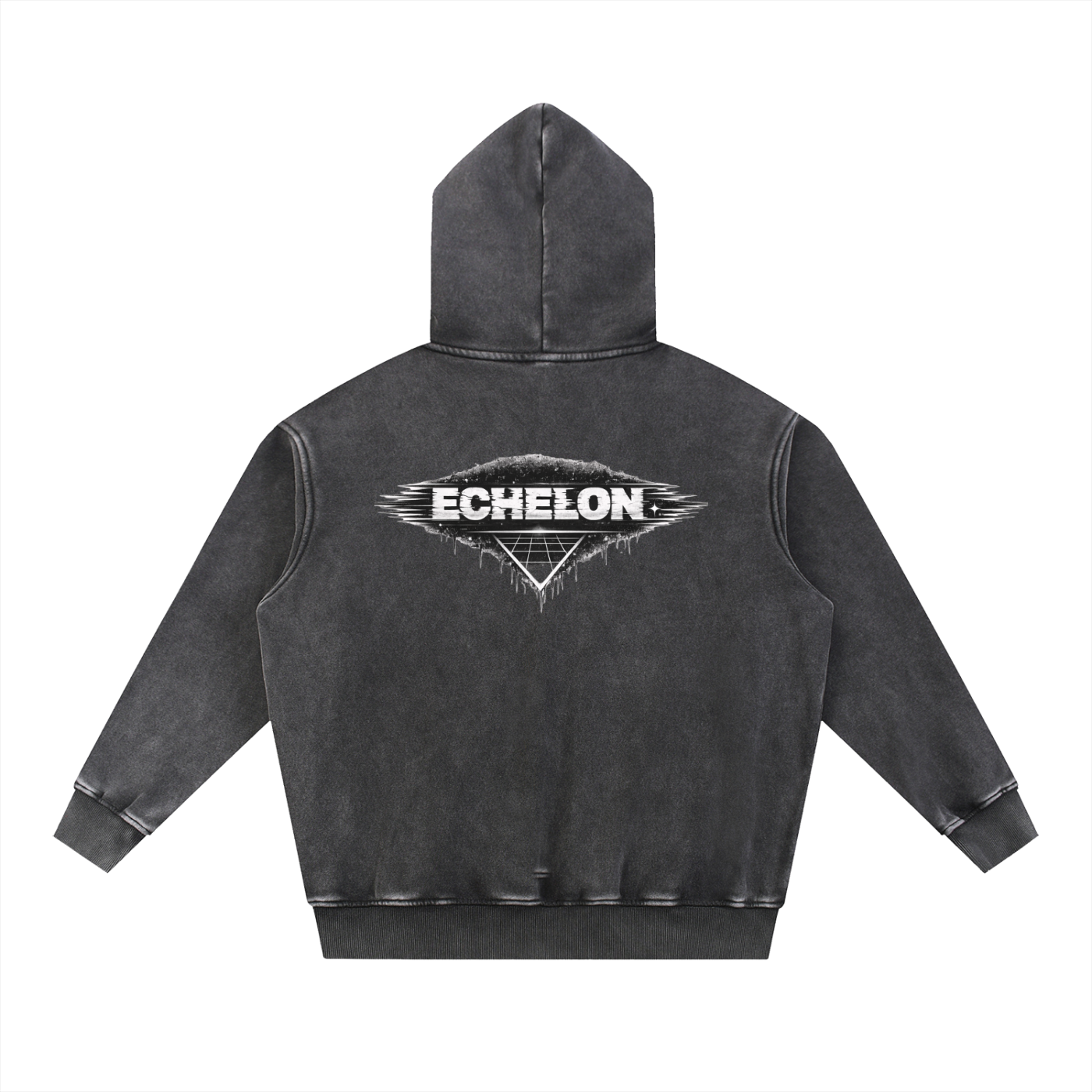 Snow Wash Oversize Hoodie ''Retro''