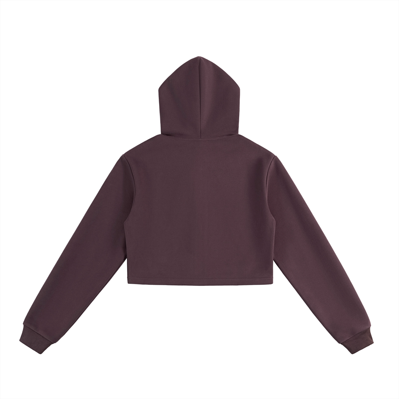 Woman's Essential Cropped Zip-Up Hoodie