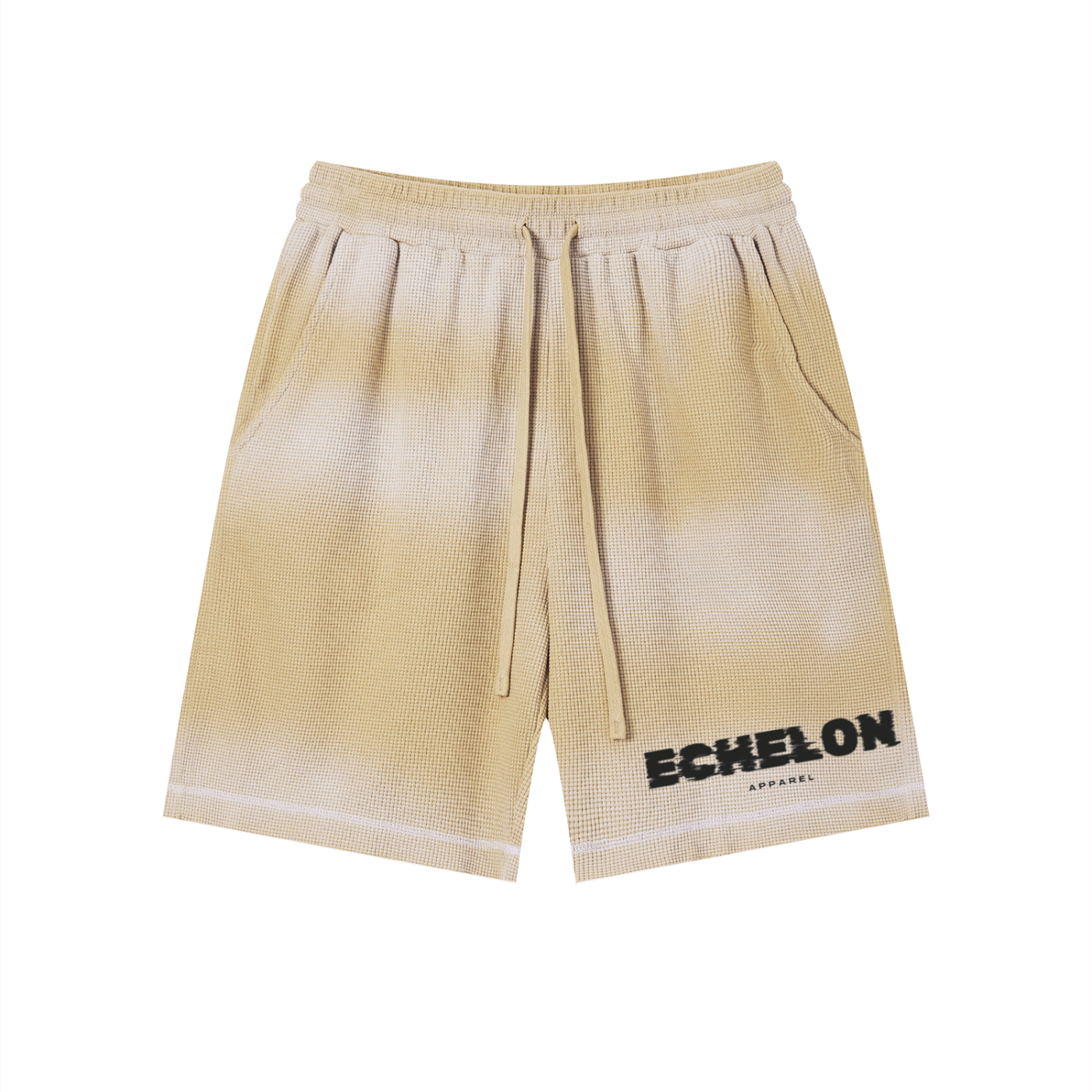 Unisex Sunfade Waffle Raw Shorts