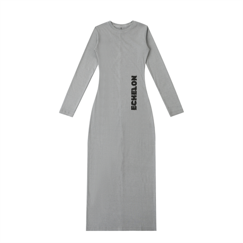 Dyed Washed Slit Maxi Dress