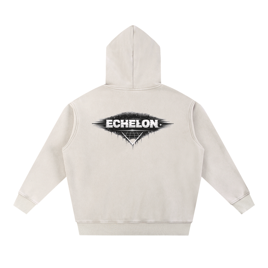 Snow Wash Oversize Hoodie ''Retro''