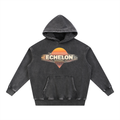 Snow Wash Oversize Hoodie ''Retro''