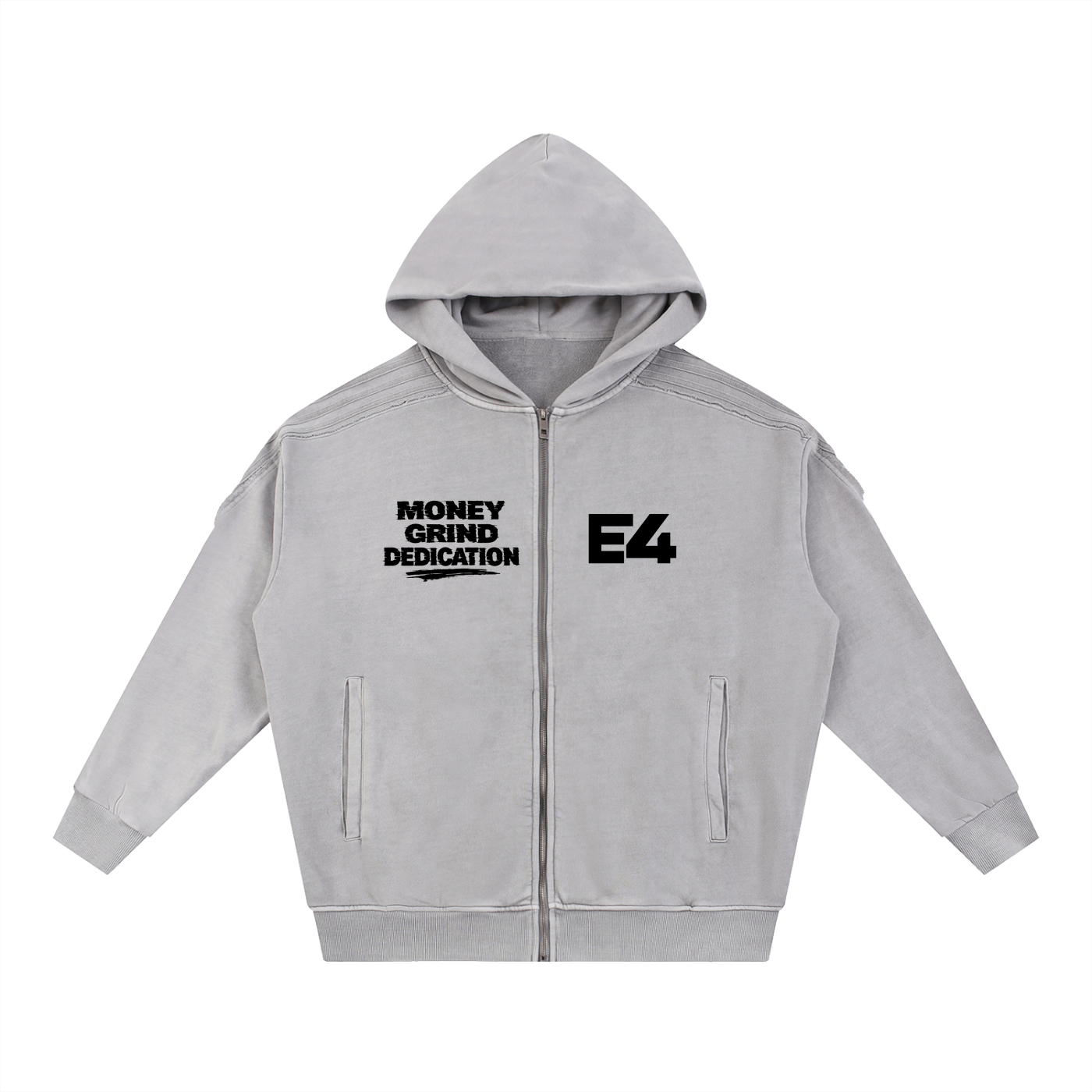 Snow Washed Zip Hoodie ''E4''