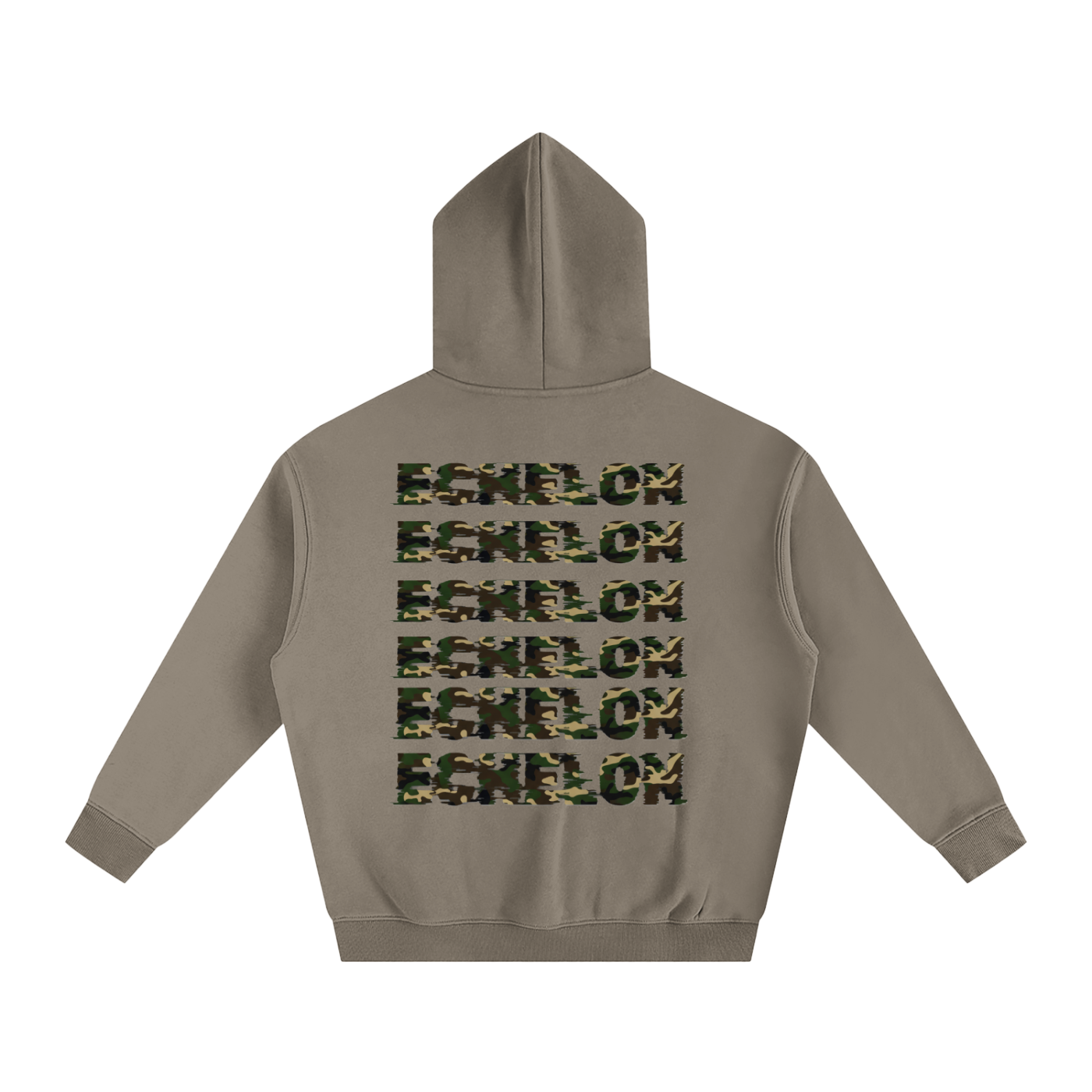 Oversize camouflage Echelon Fleeced Hoodie