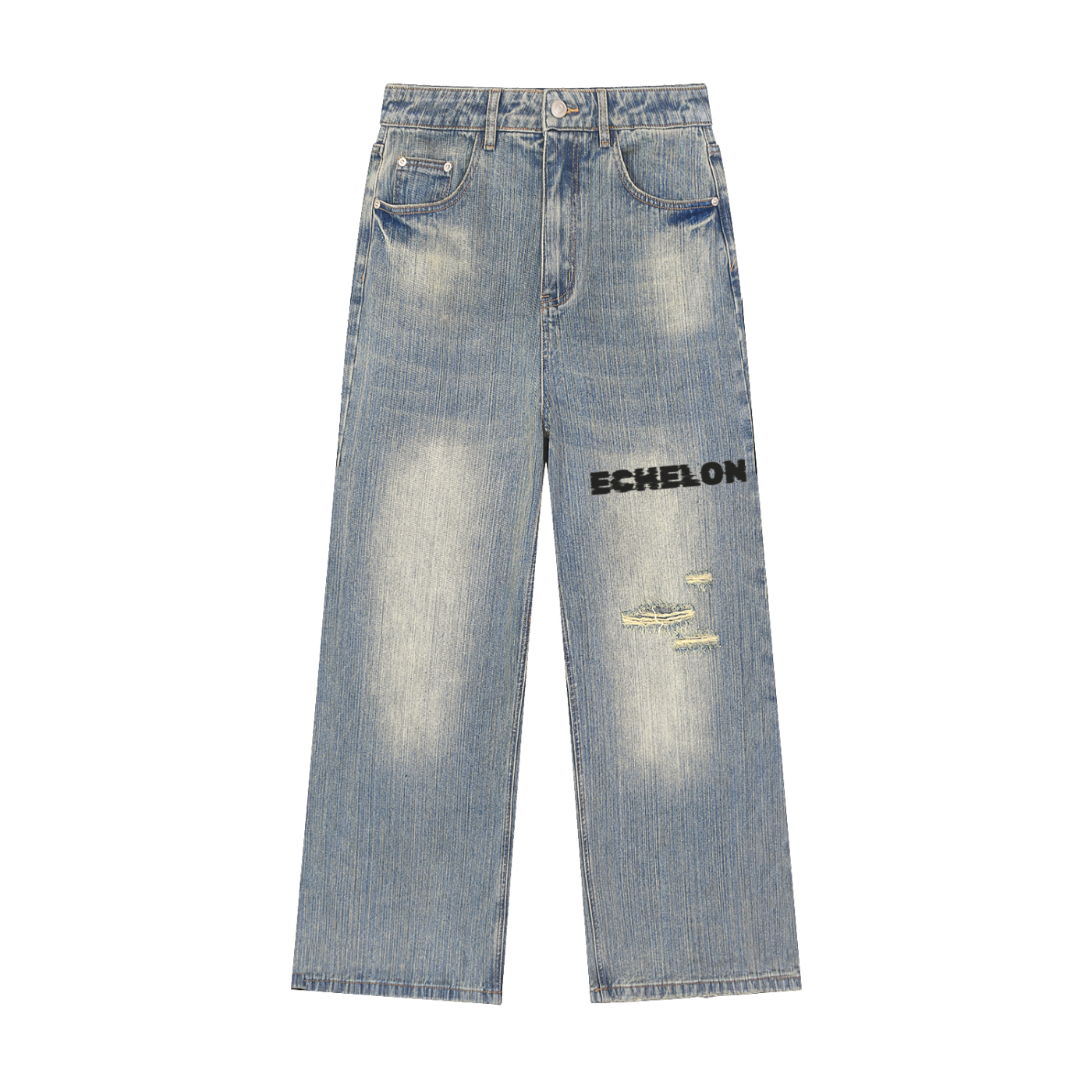 Vintage Distressed Denim Jeans “Echelon Denim”