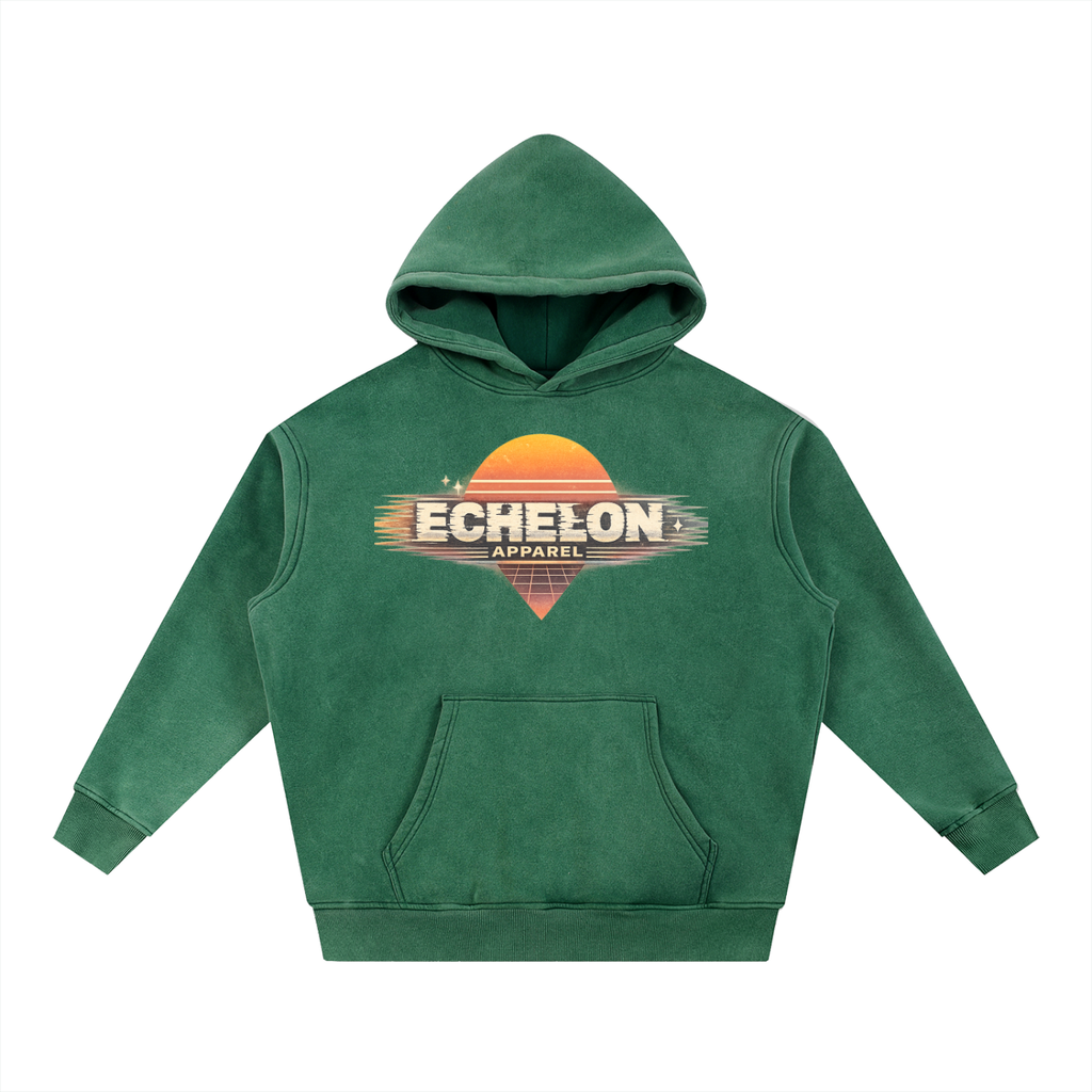 Snow Wash Oversize Hoodie ''Retro''