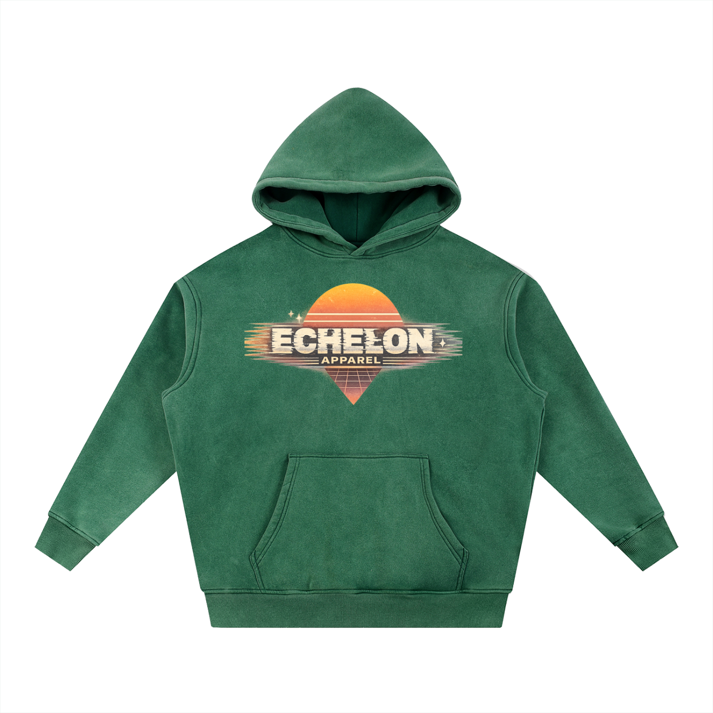 Snow Wash Oversize Hoodie ''Retro''