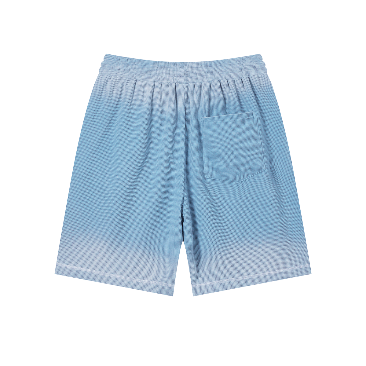 Unisex Sunfade Waffle Raw Shorts
