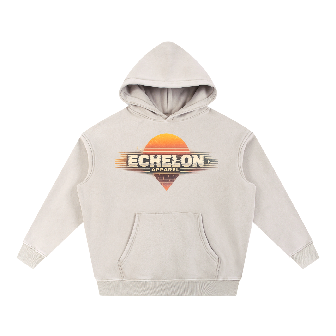 Snow Wash Oversize Hoodie ''Retro''