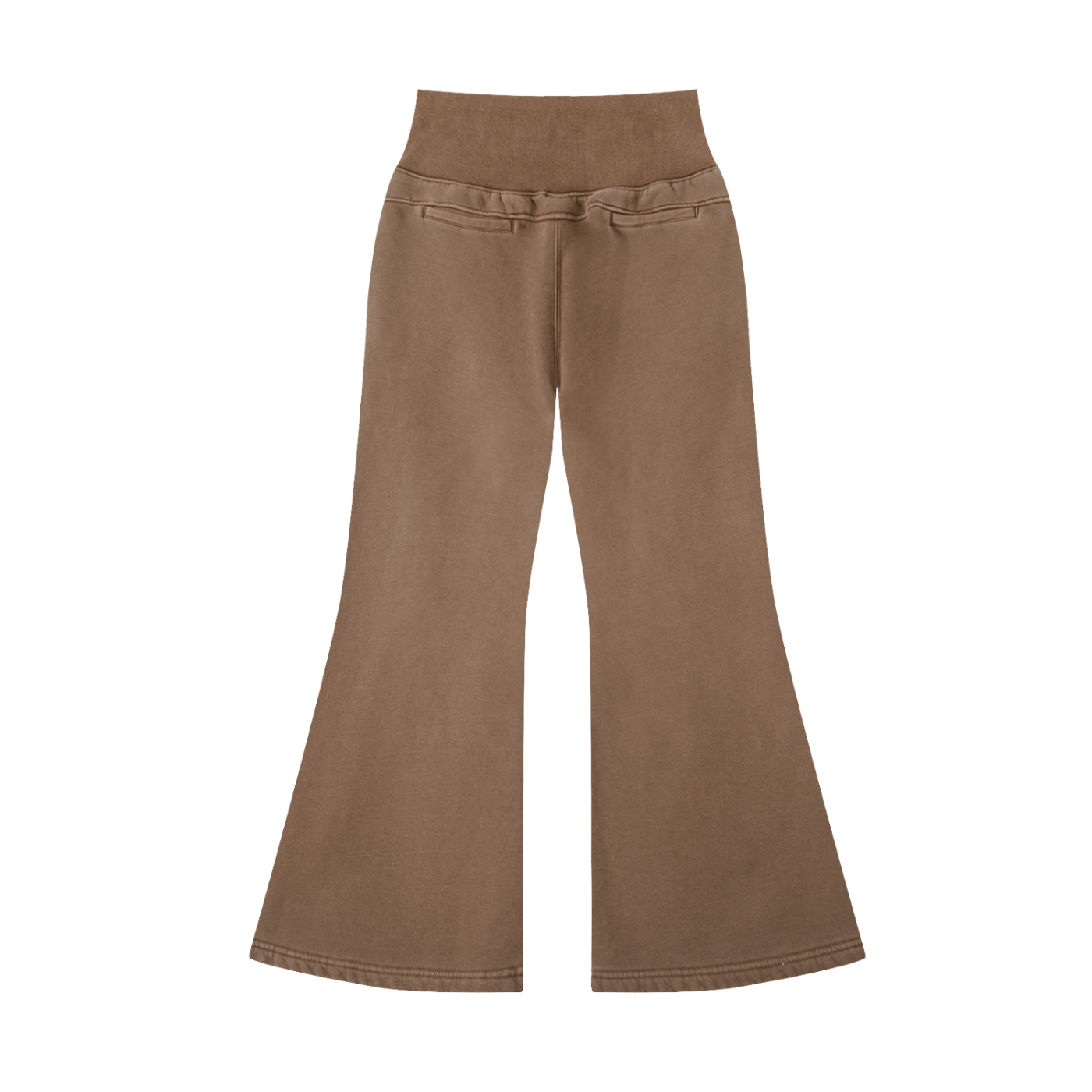 Woman's Vintage Washed Flared Fleece Pants