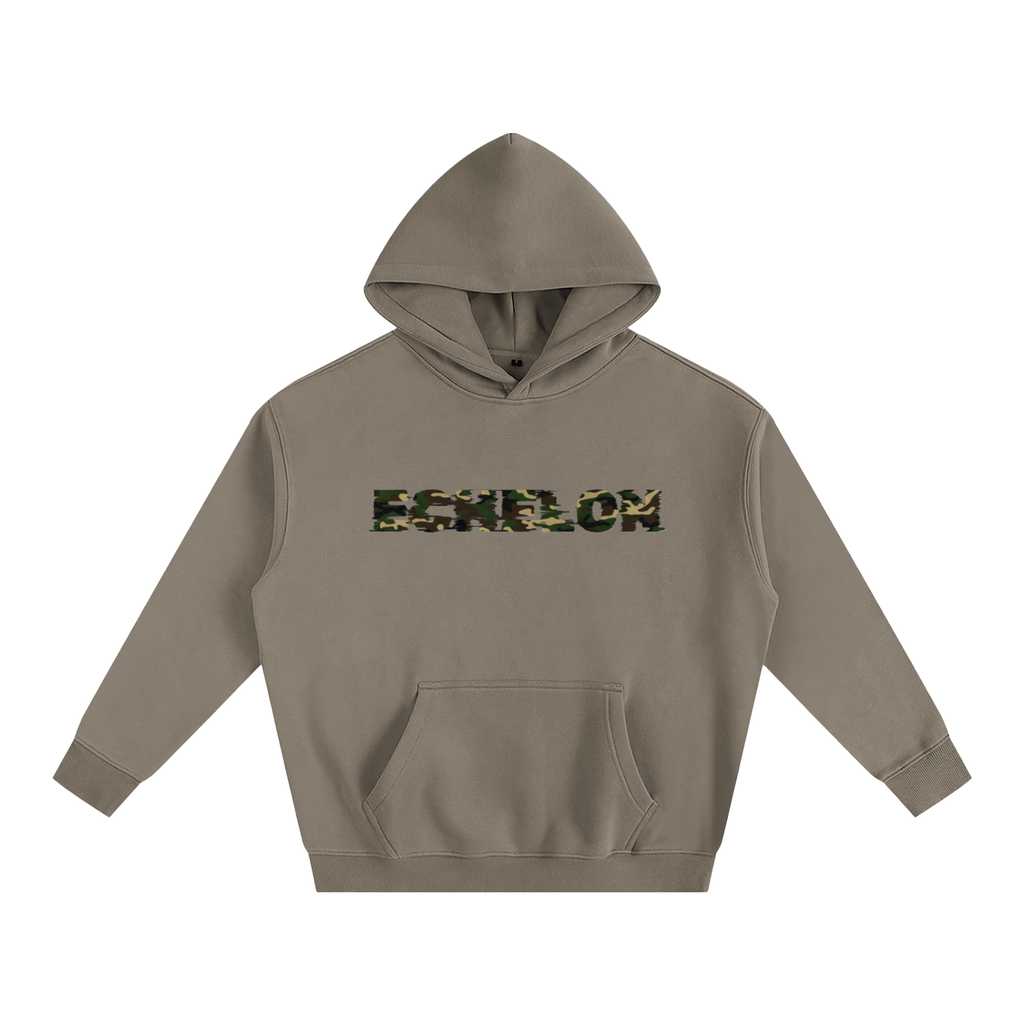 Oversize camouflage Echelon Fleeced Hoodie