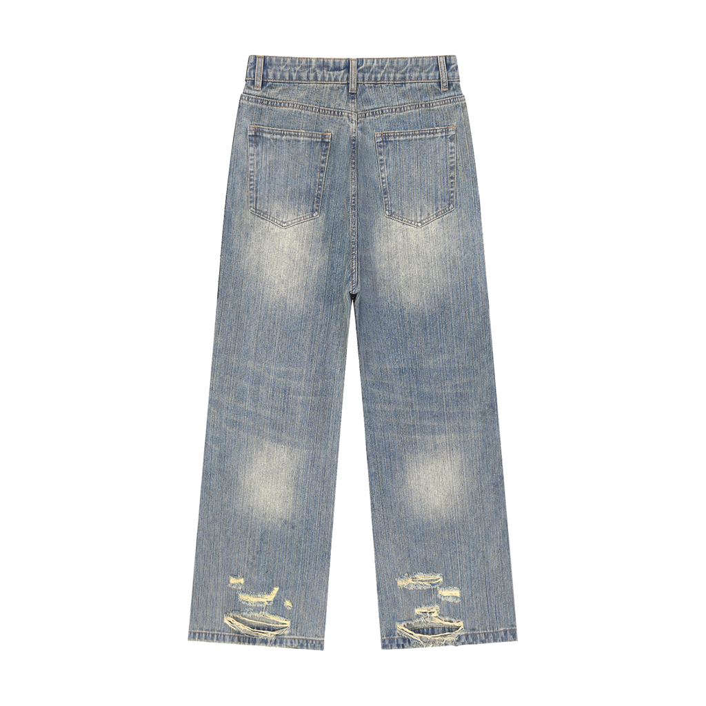 Vintage Distressed Denim Jeans “Echelon Denim”