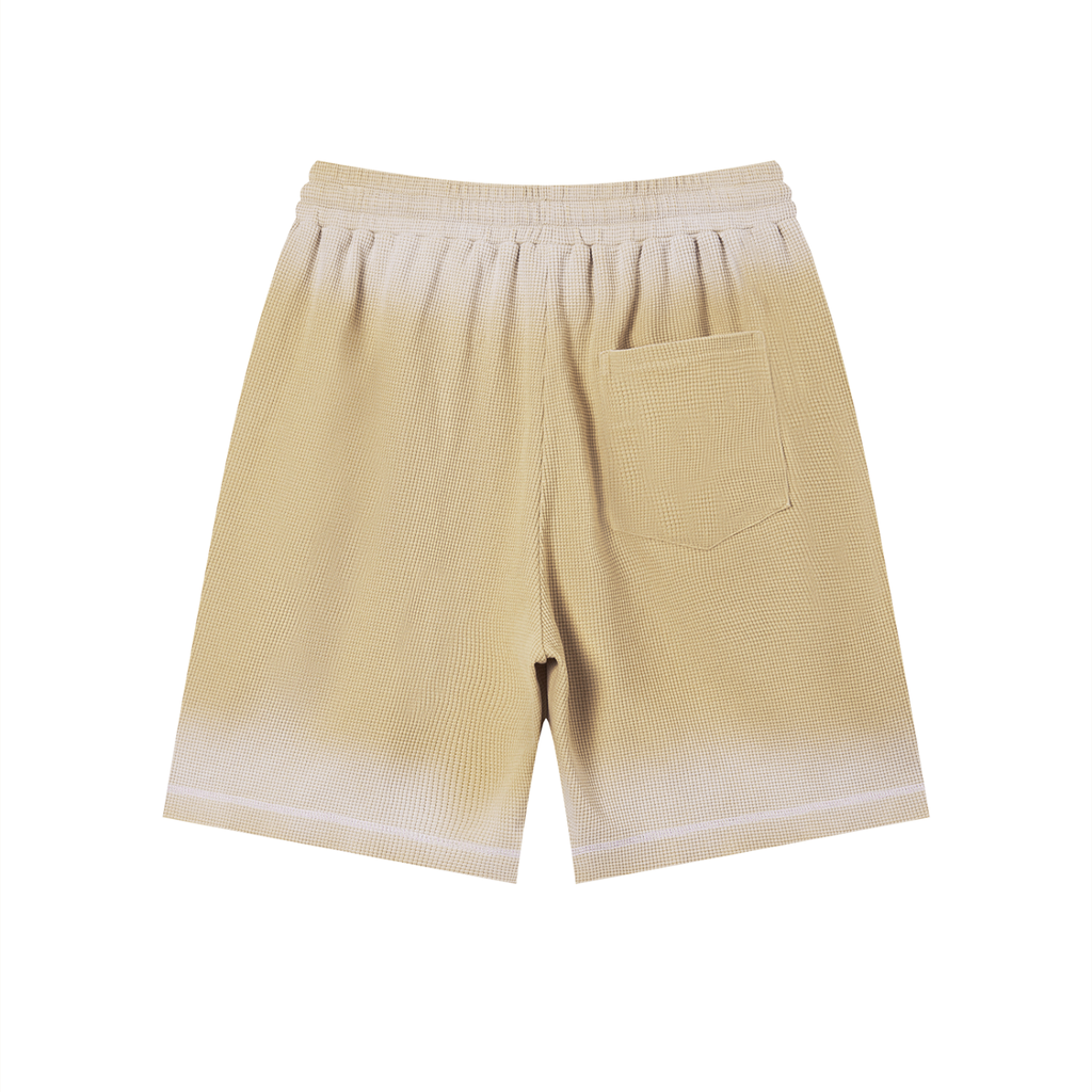 Unisex Sunfade Waffle Raw Shorts