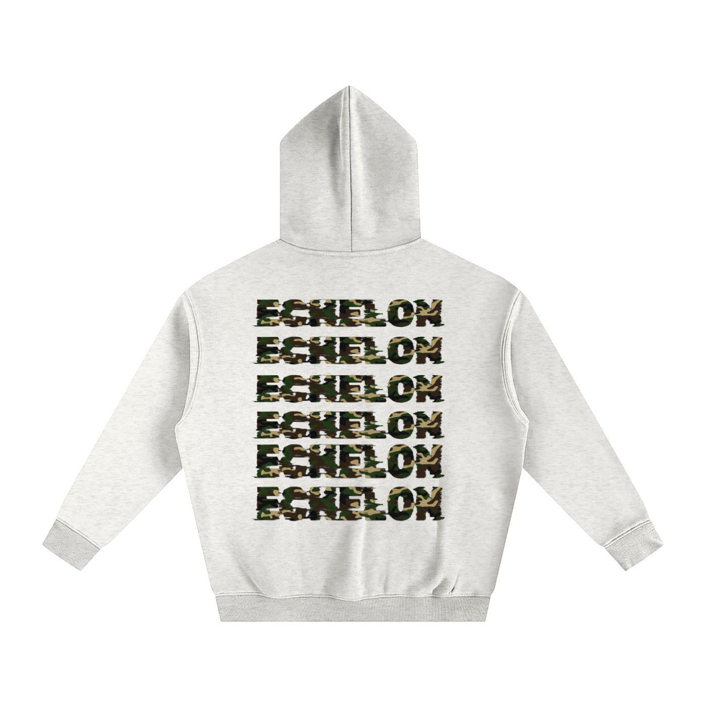Oversize camouflage Echelon Fleeced Hoodie