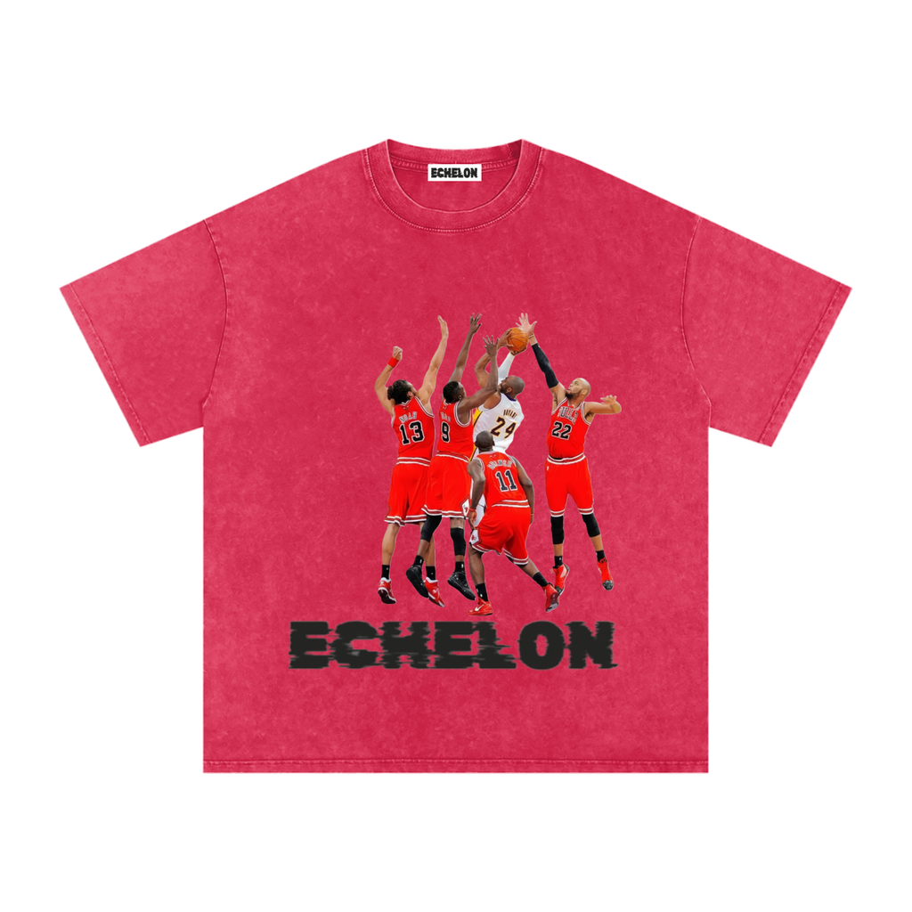 Snow Washed Oversized Cotton T-Shirt “Kobe4Ever”