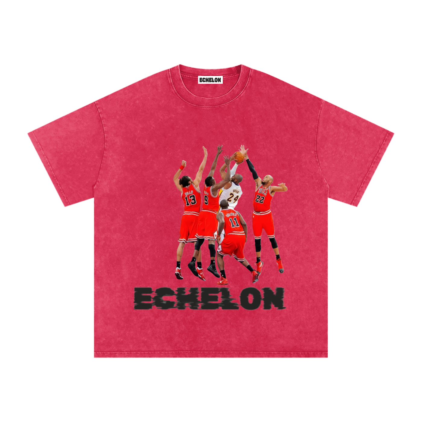 Snow Washed Oversized Cotton T-Shirt “Kobe4Ever”