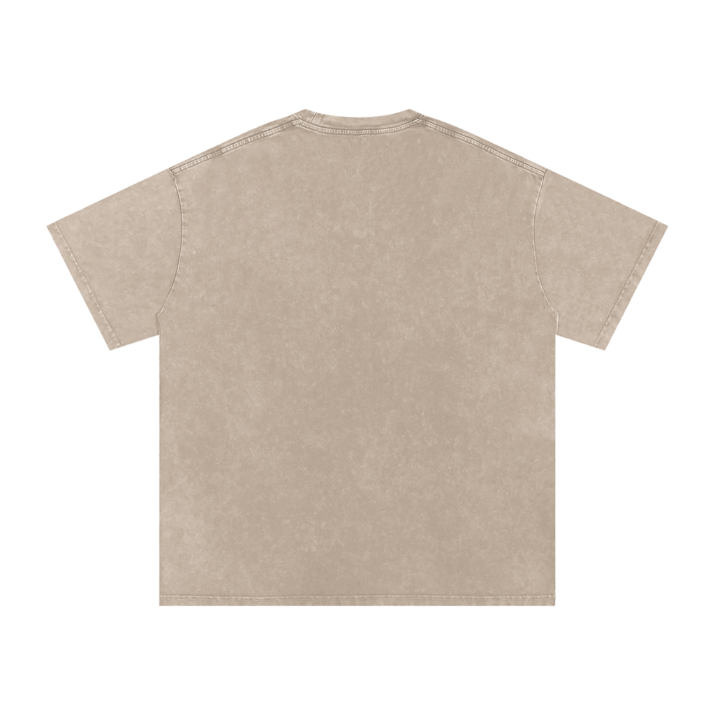 Snow Washed Oversized Cotton T-Shirt “Kobe4Ever”