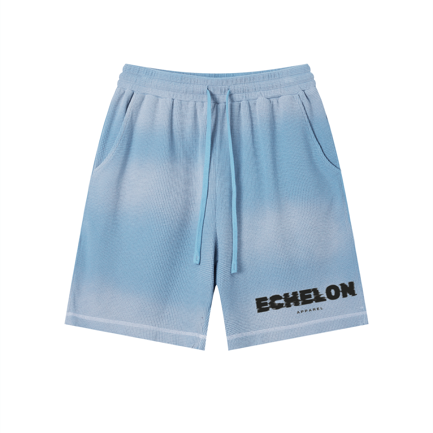 Unisex Sunfade Waffle Raw Shorts