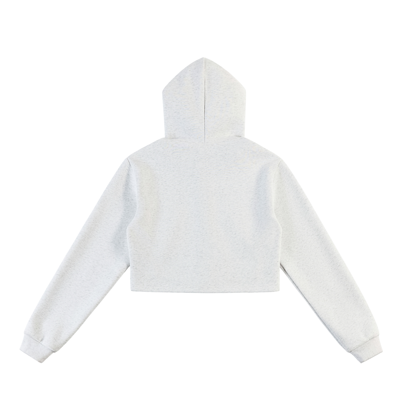 Woman's Essential Cropped Zip-Up Hoodie