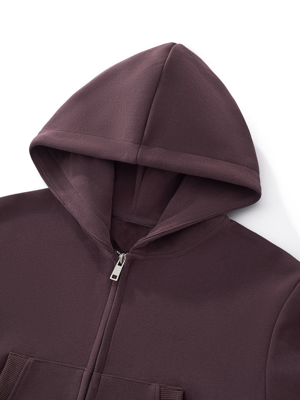 Woman's Essential Cropped Zip-Up Hoodie