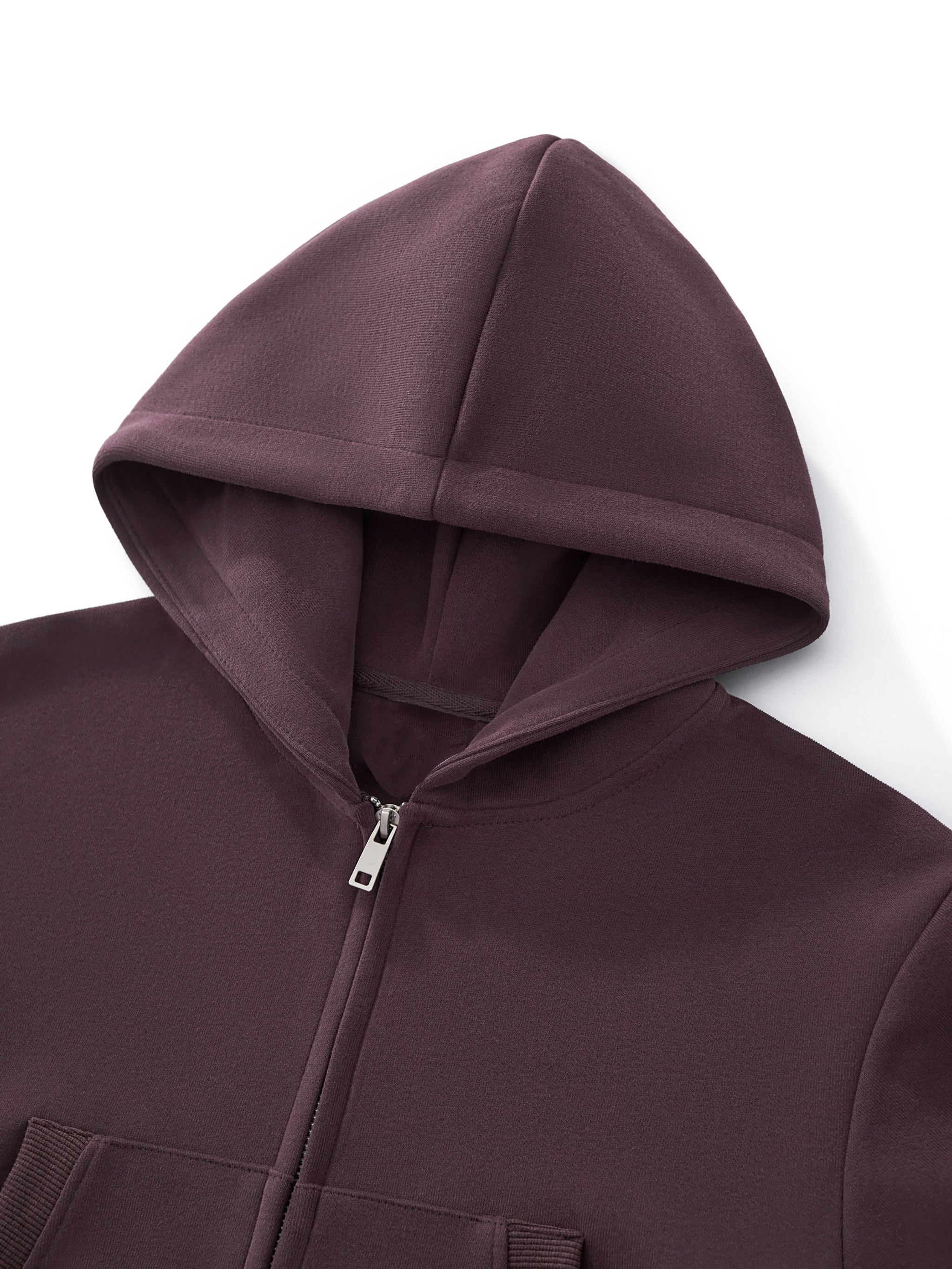 Woman's Essential Cropped Zip-Up Hoodie