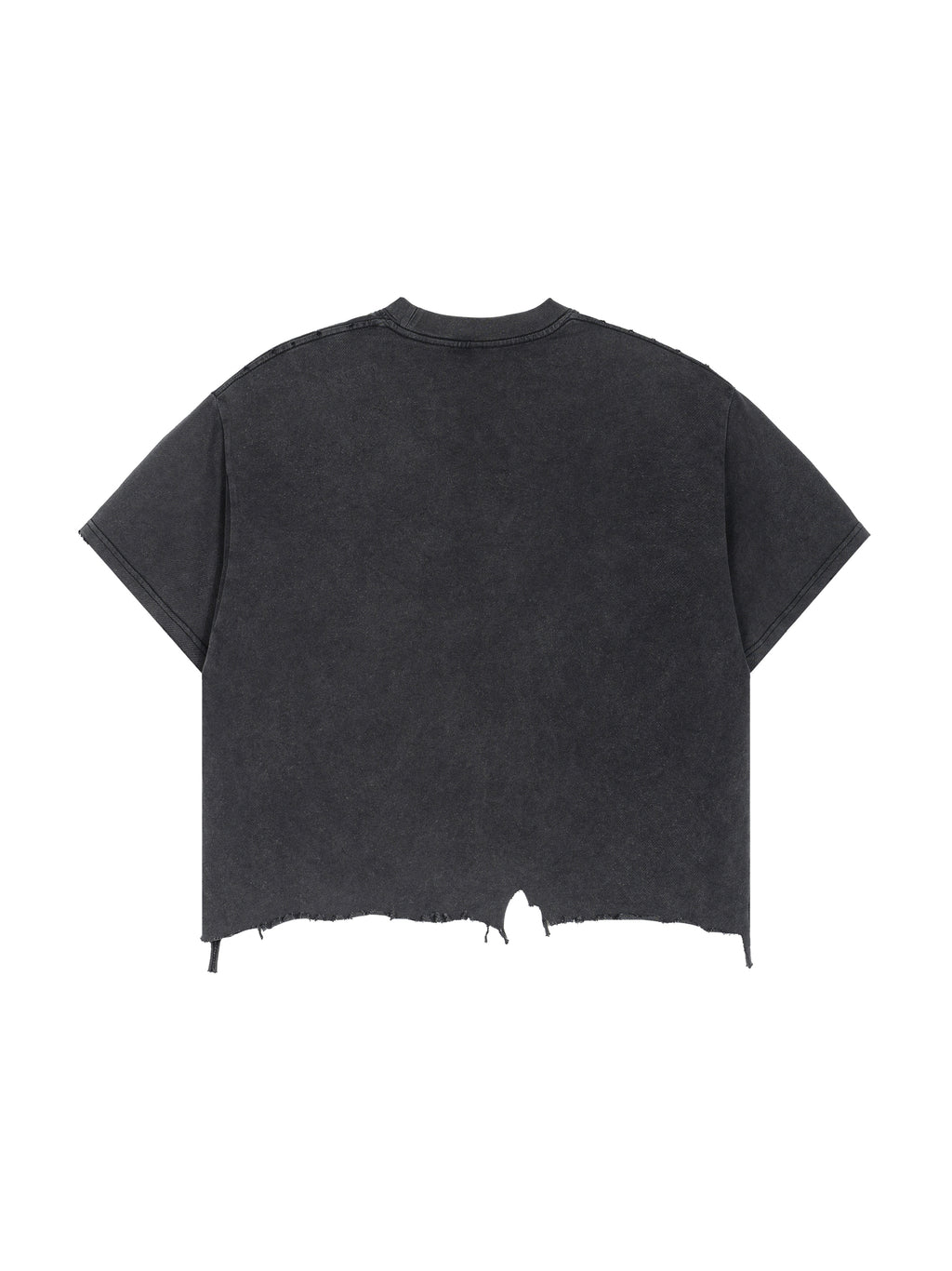 Vintage Wash Distressed Hem T-Shirt ''IVO4Ever''
